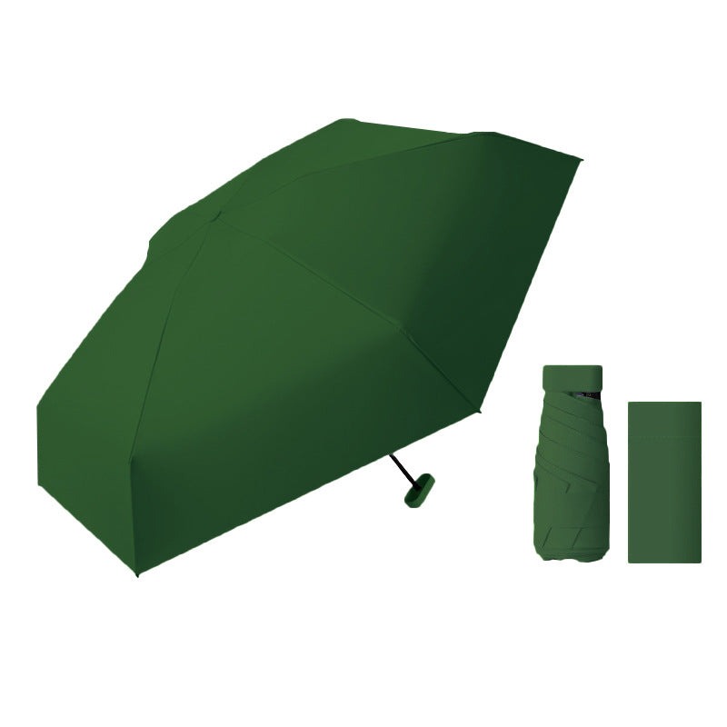 TinyTin - "Dark Green" Mini Pocket Paraplu