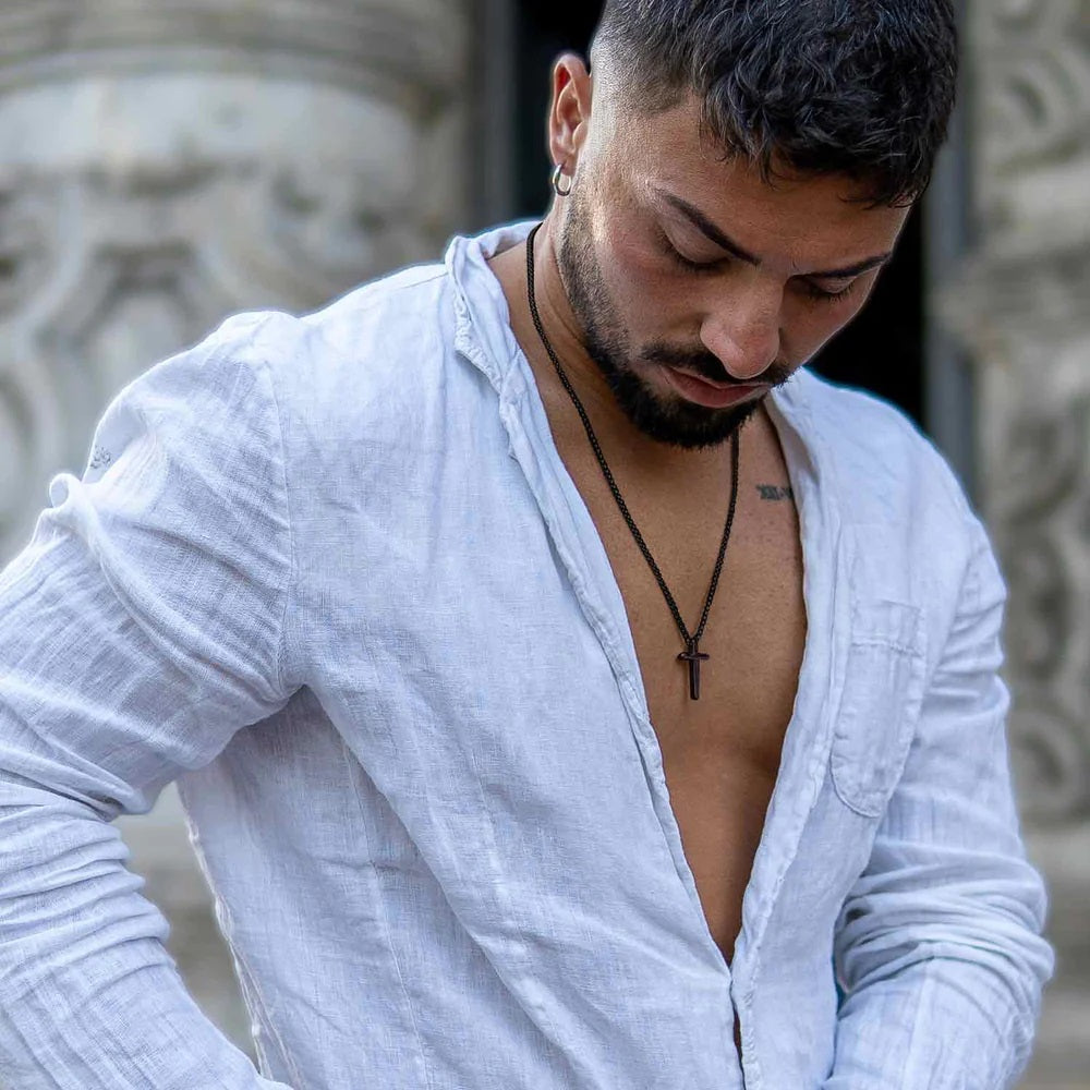 SERASAR - "Lord" RVS ketting Zwart