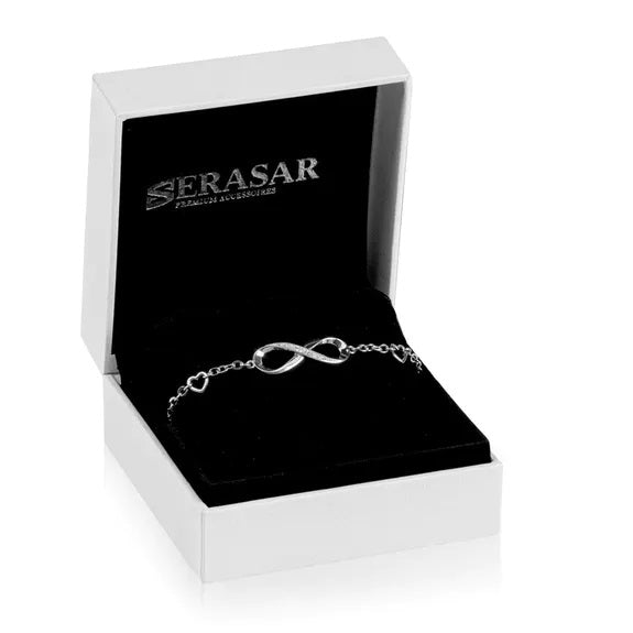 SERASAR - "Infinity" Zilver enkelbandje/ armband