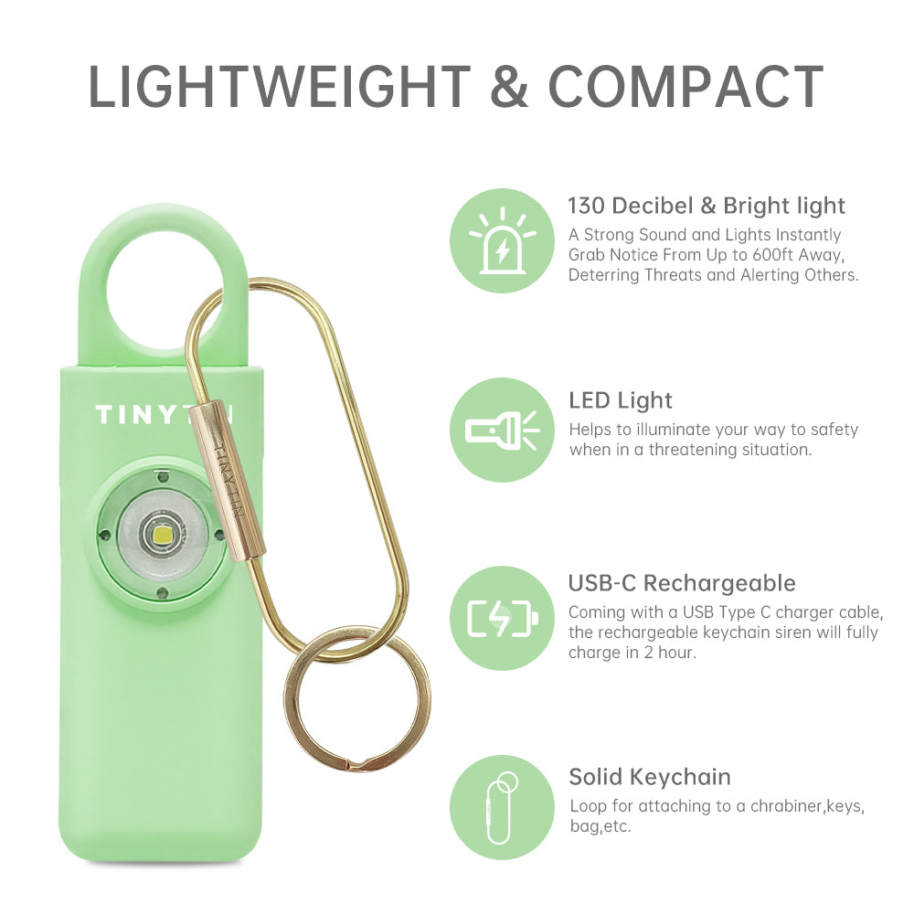 TinyTin - Pastel Green - Persoonlijke veiligheidsalarm