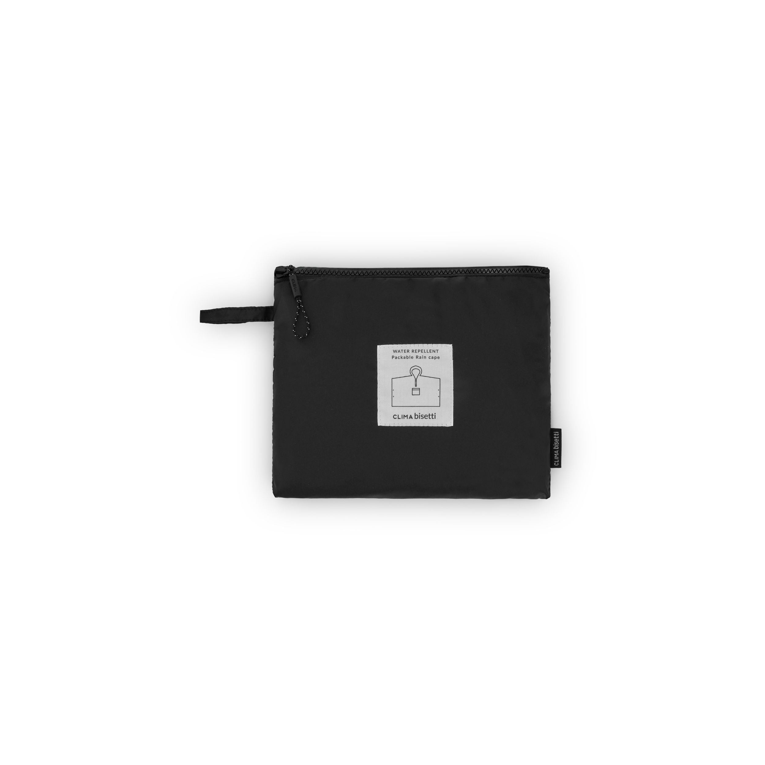 Clima Bisetti- Regenponcho's Unisex - Zwart