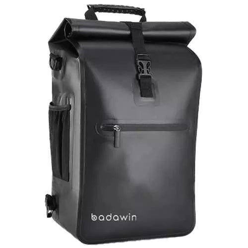 BADAWIN - "Ali" Zwart 4-in-1 Bagagerek Fietsrugzak