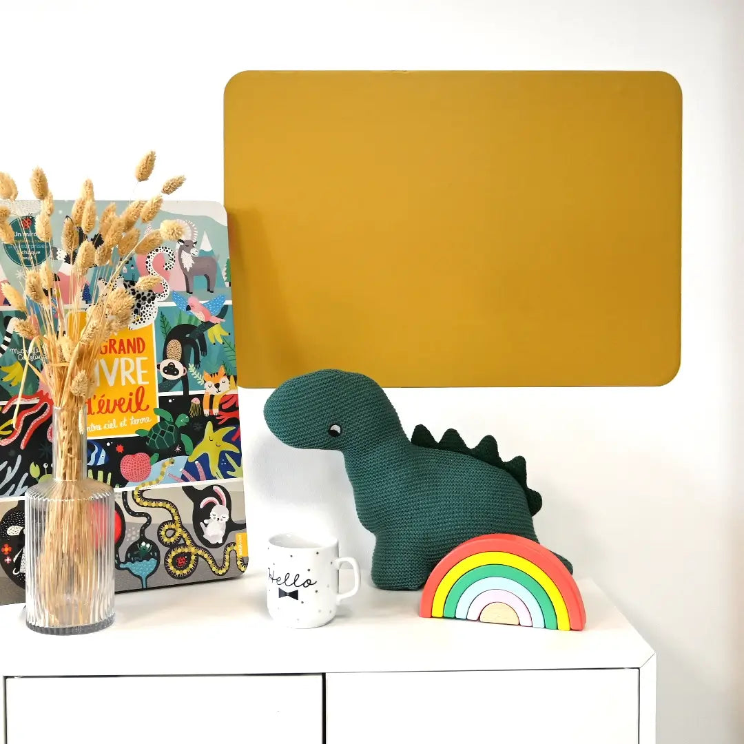 FERFLEX - Mosterd Geel - Rechthoekige magnetische bord maat M