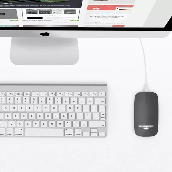 Xooper - 🖱️ BIO POKKET muis - Draadloze muis Zwart 🖱️