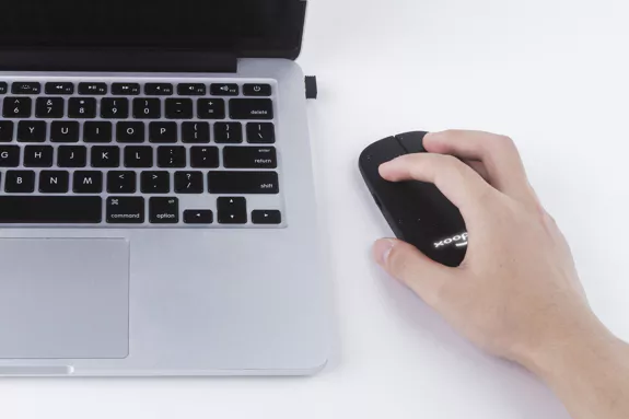 Xooper - 🖱️ BIO POKKET muis - Draadloze muis Zwart 🖱️