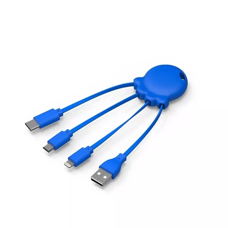Xoopar - 🔌OCTOPUS 2 - Multi kabel Blauw 🔌
