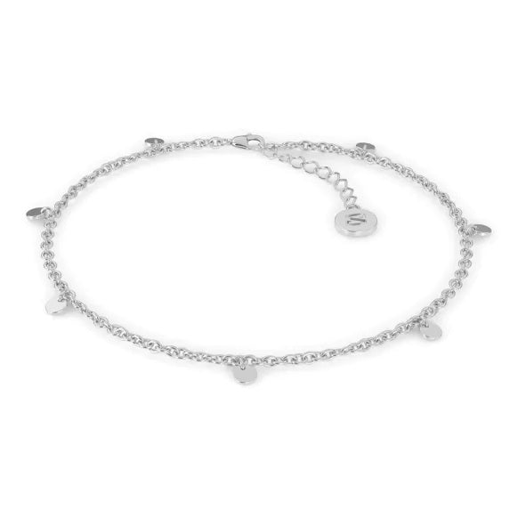 SERASAR - Tobillera/pulsera de Plata "Moneda"