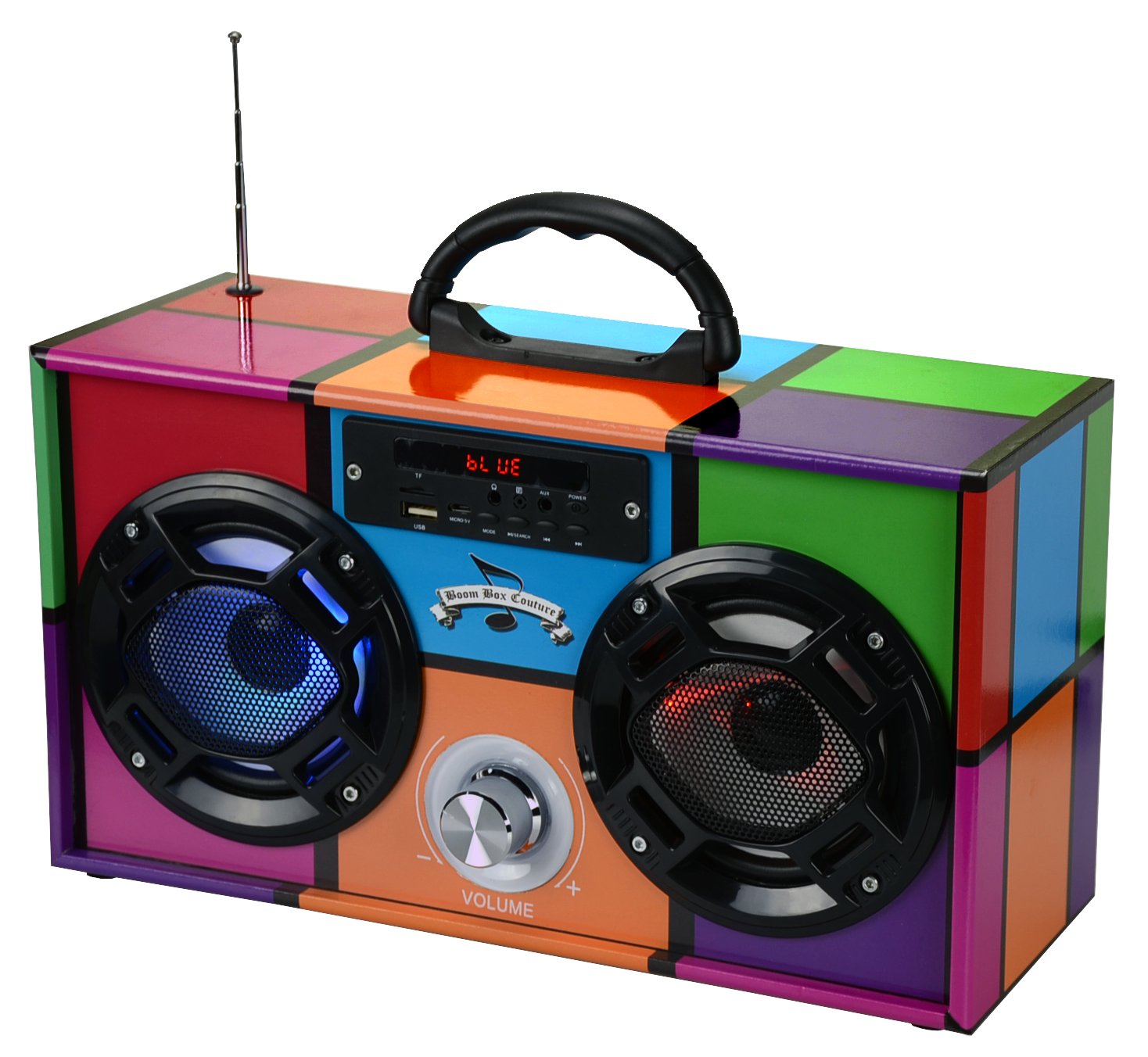 Trend Tech Brands - Retro 90's draadloze boombox met FM-radio