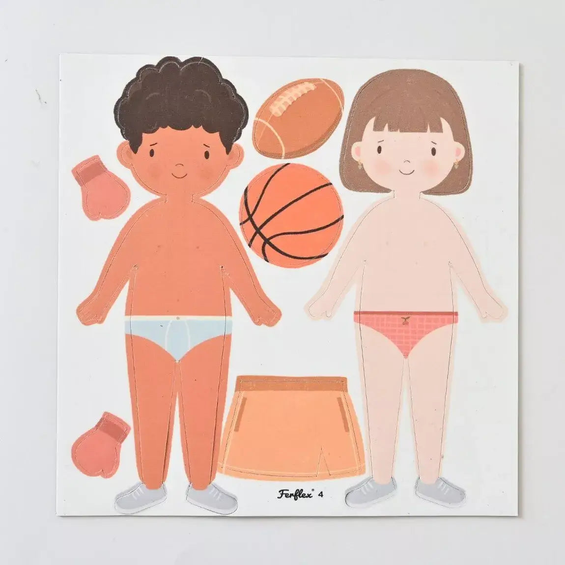 FERFLEX - Sportoutfits - Magnetisch aankleedspel