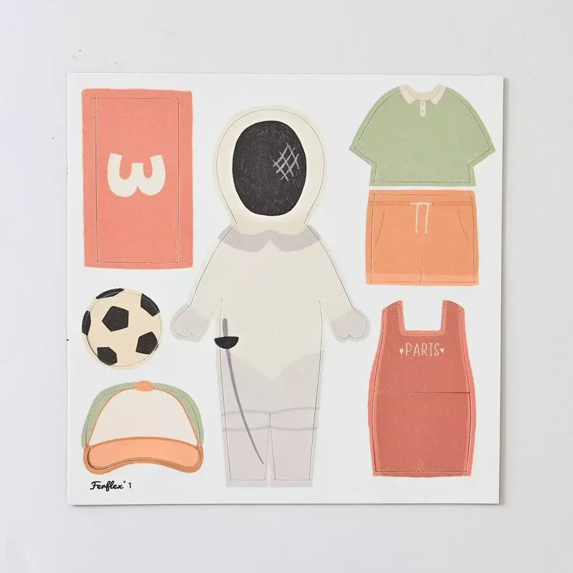 FERFLEX - Sportoutfits - Magnetisch aankleedspel