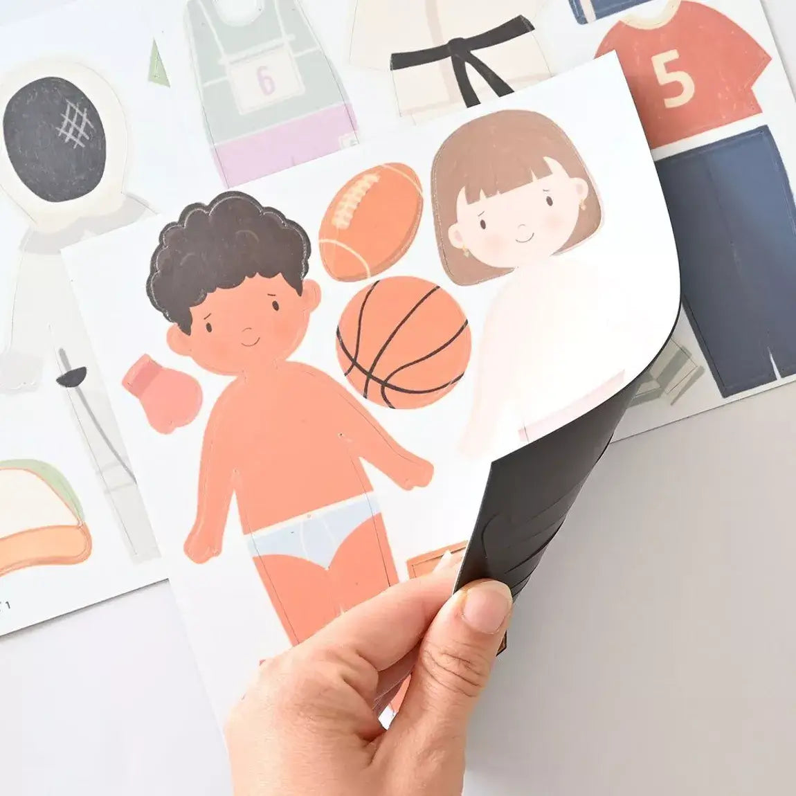 FERFLEX - Sportoutfits - Magnetisch aankleedspel