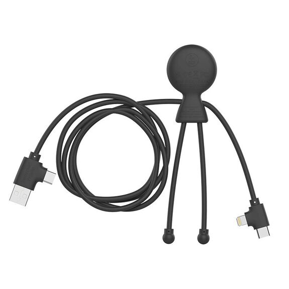 Xoopar -🔌  Mr Bio LONG Fast GRS oplaadkabel - Zwart 🔌
