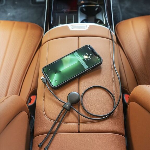 Xoopar -🔌  Mr Bio LONG Fast GRS oplaadkabel - Zwart 🔌