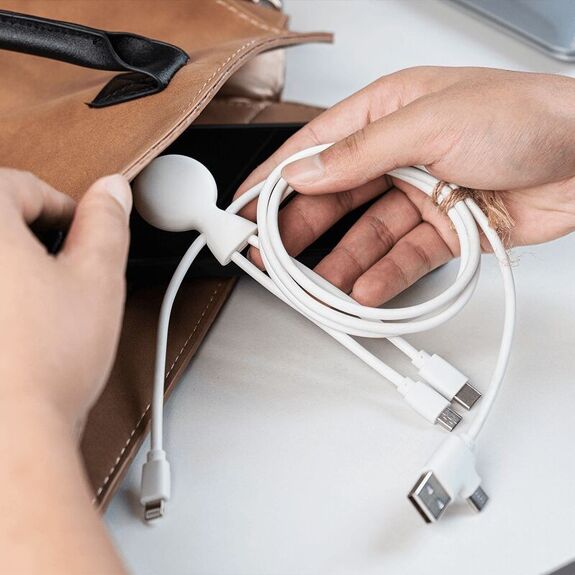 Xoopar -🔌 Mr Bio LONG Kabel - Wit🔌
