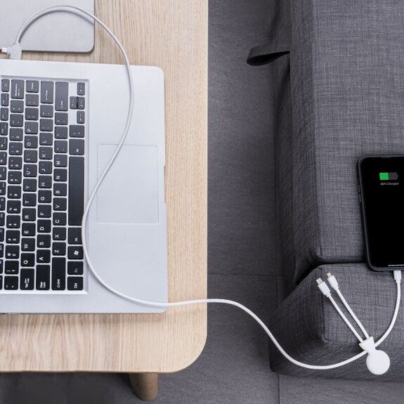 Xoopar -🔌 Mr Bio LONG Kabel - Wit🔌
