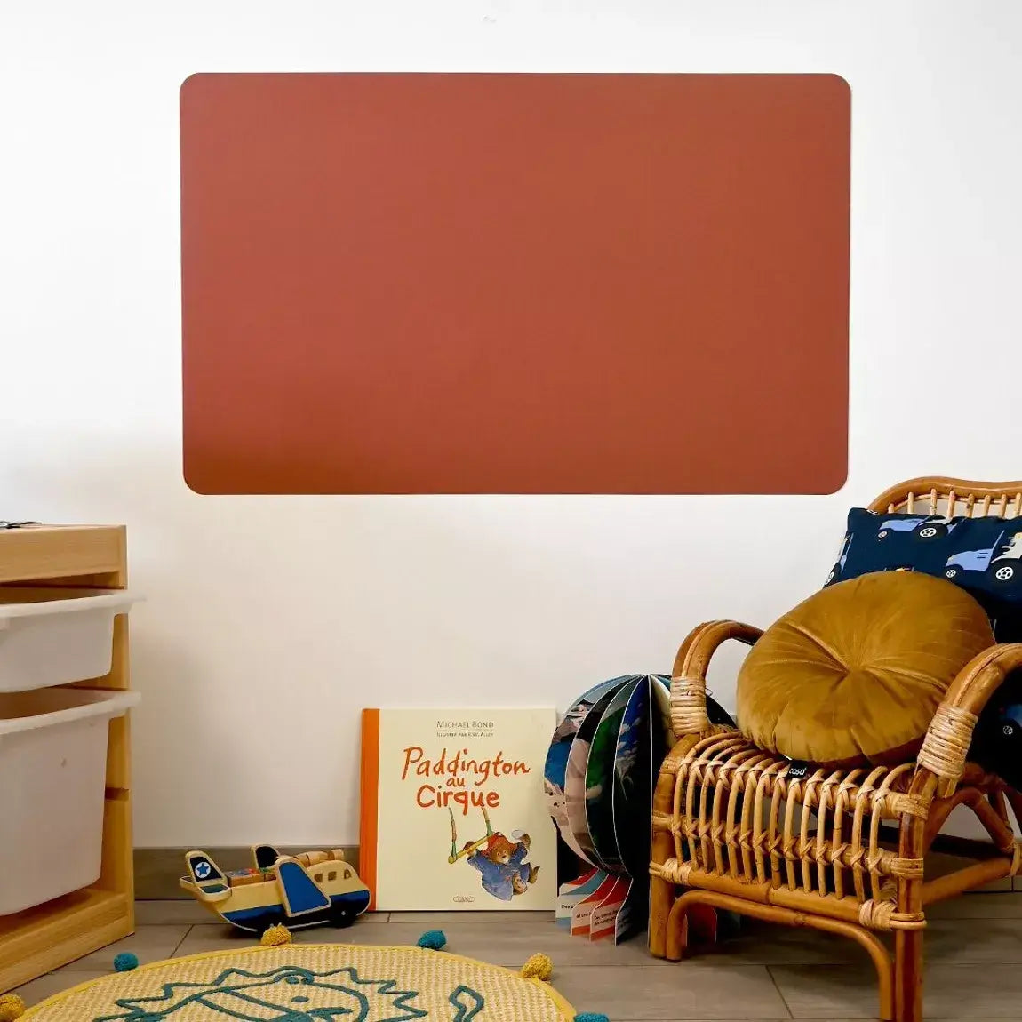 FERFLEX - Terracotta - Rechthoekige magnetische bord maat M