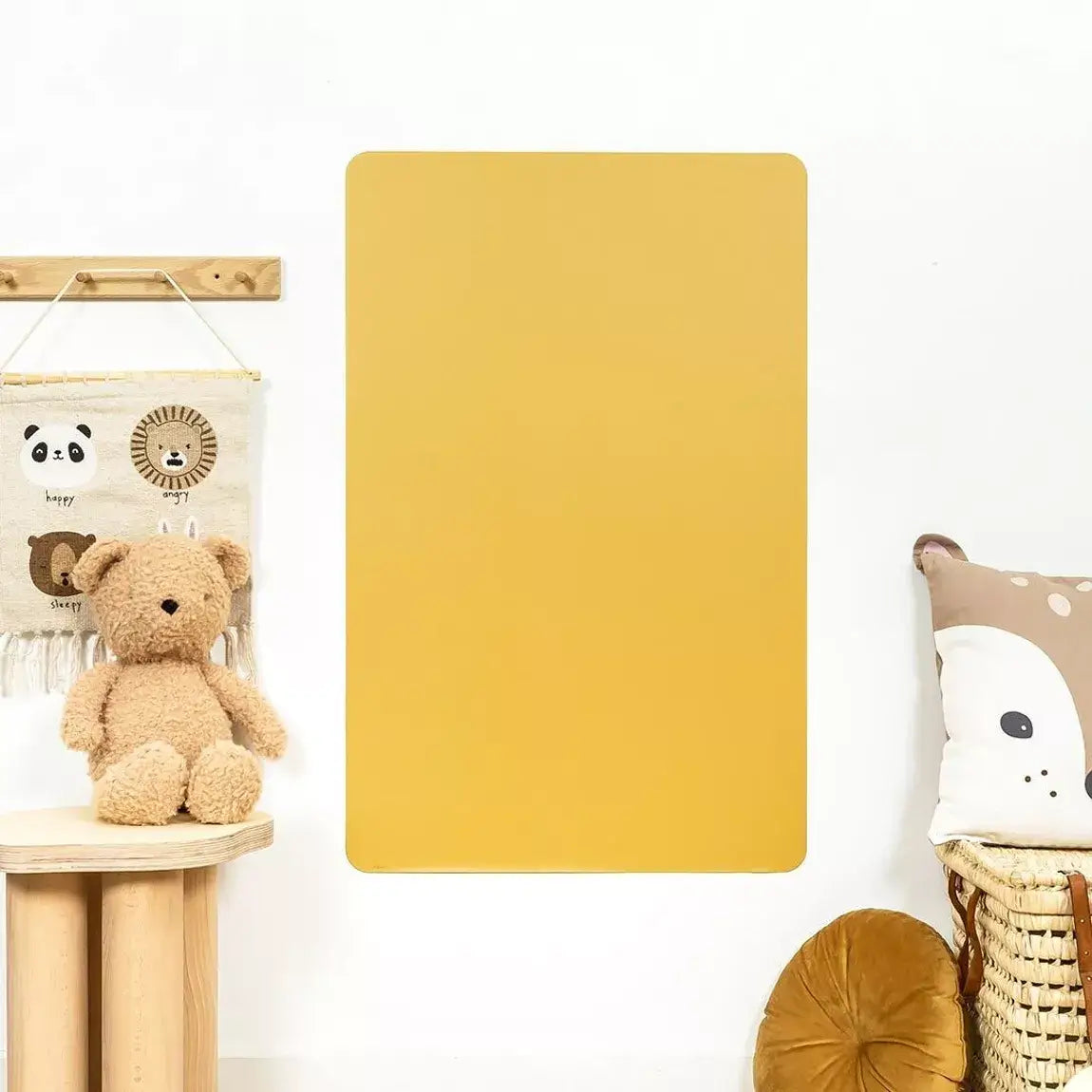 FERFLEX - Mosterd Geel - Rechthoekige magnetische bord maat M