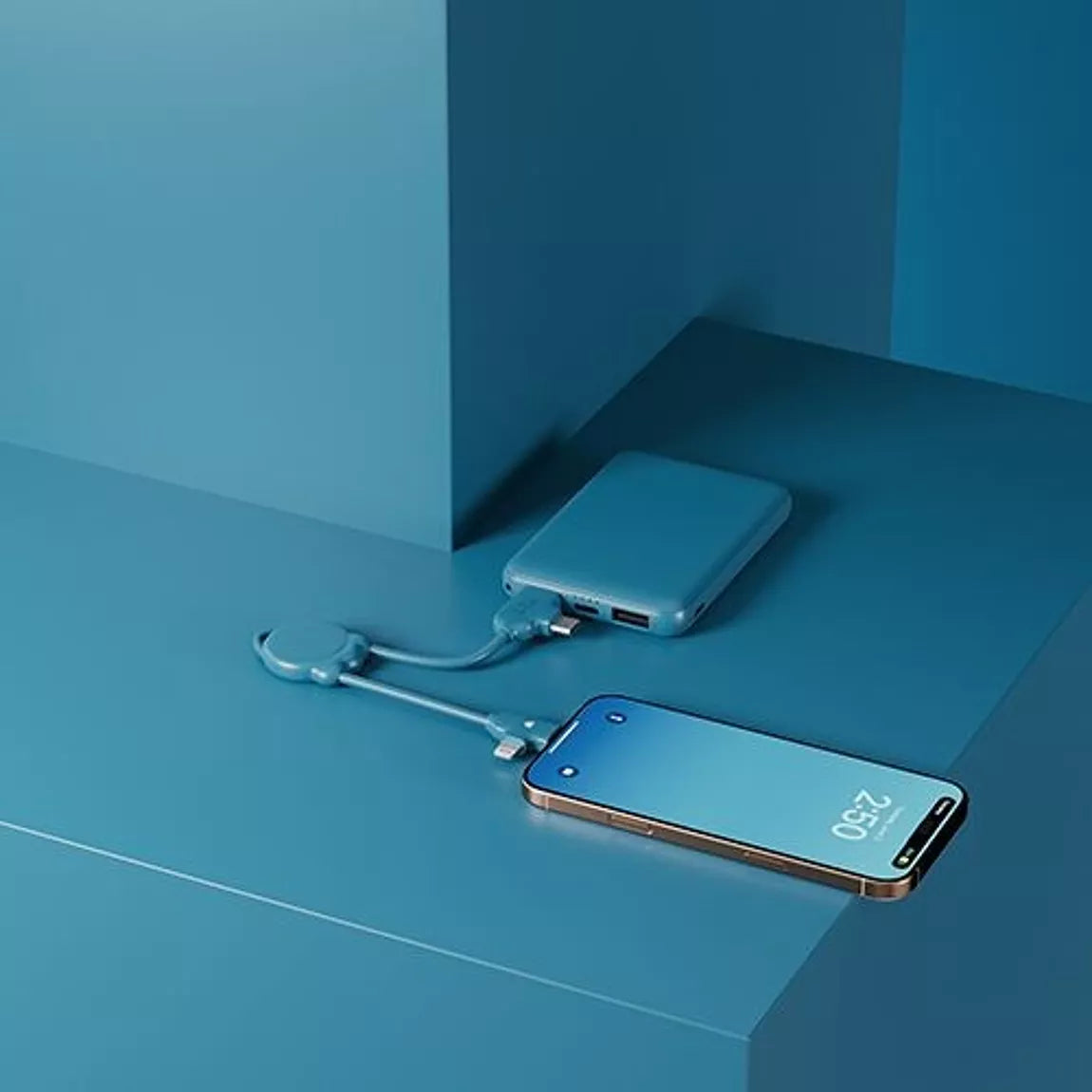 Xoopar - 🔌OctoMini - Compacte Multi-kabel Blue🔌