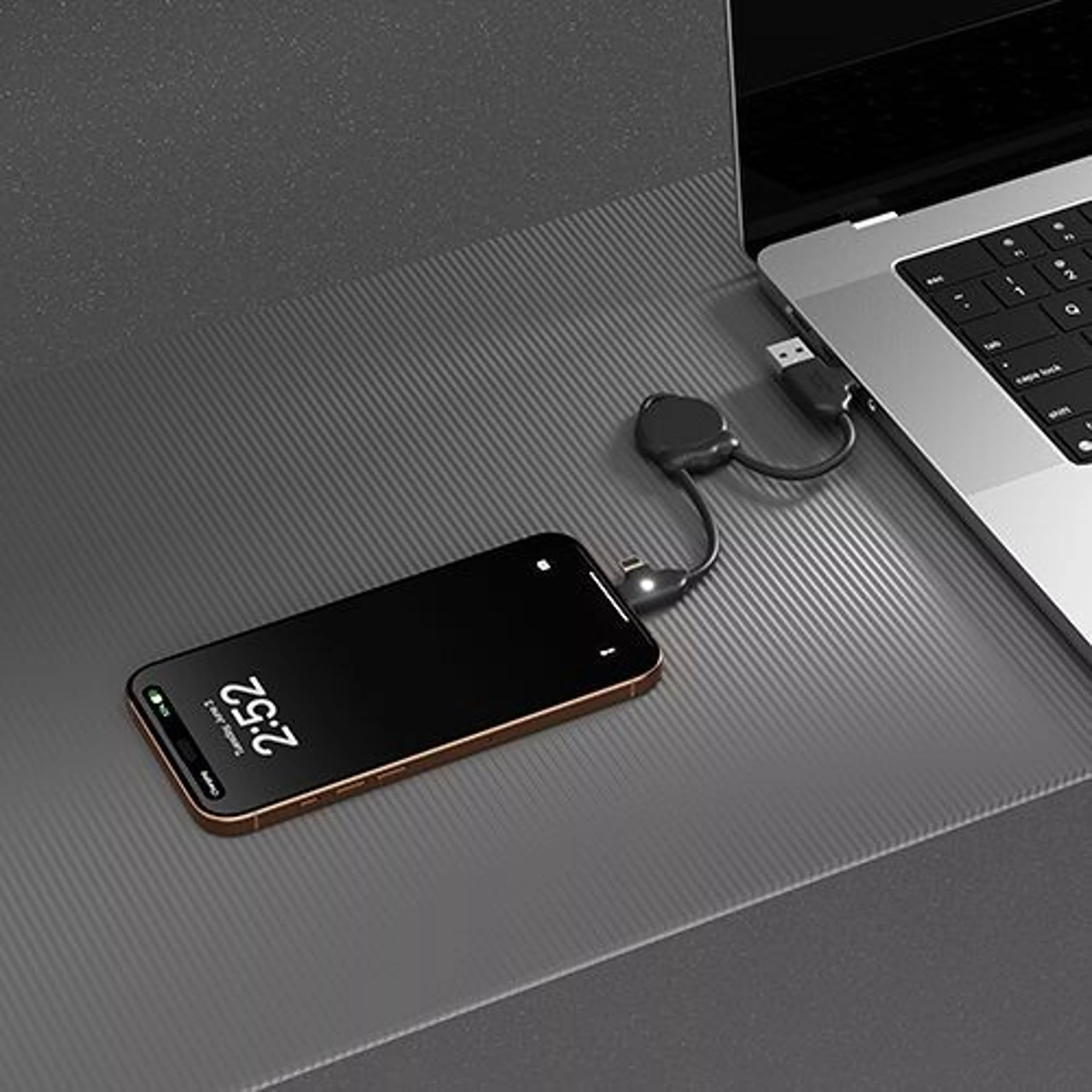 Xoopar - 🔌OctoMini - Compacte Multi-kabel Black🔌