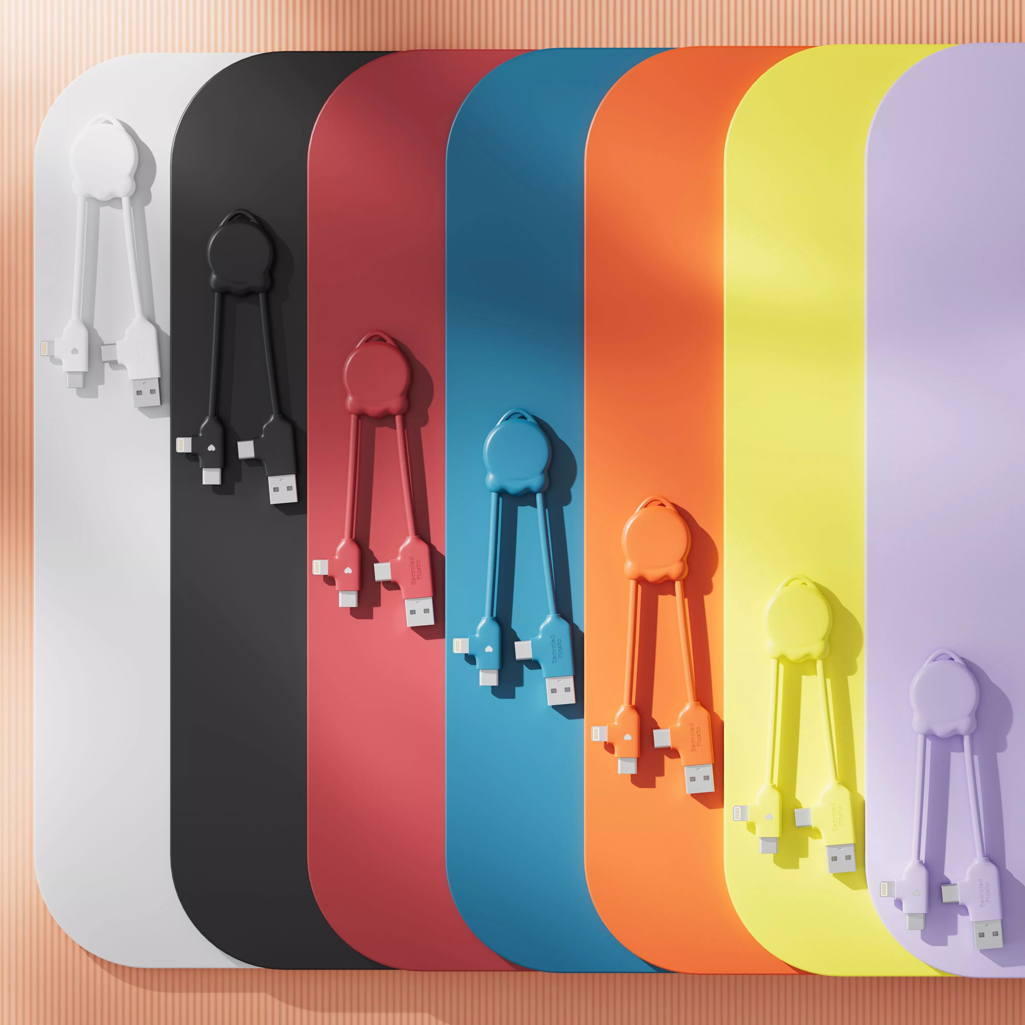 Xoopar - 🔌OCTOPUS Reciclado - Multicable Verde 🔌