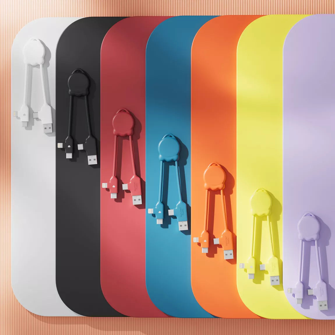 Xoopar - 🔌OctoMini - Compacte Multi-kabel White🔌