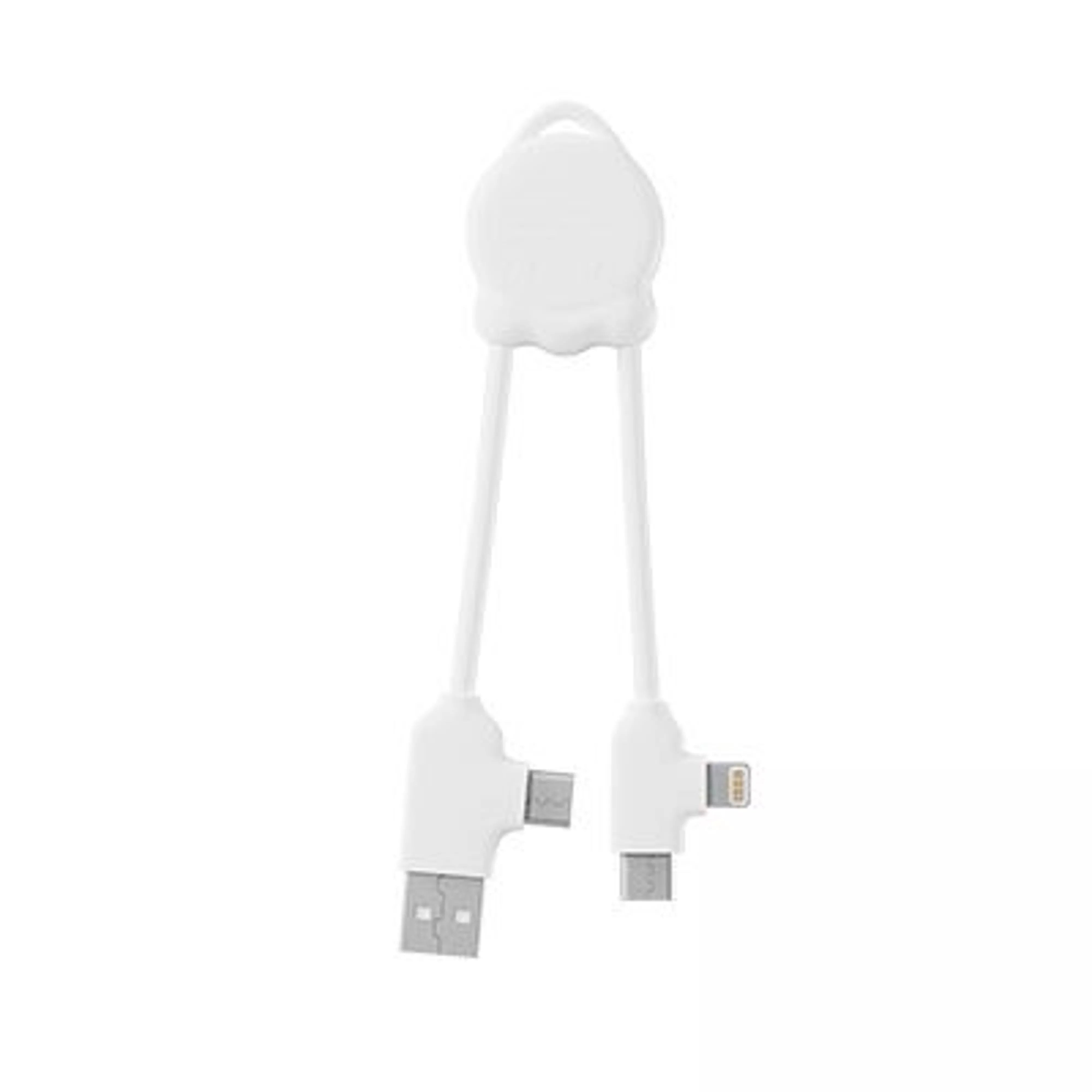 Xoopar - 🔌OctoMini - Compacte Multi-kabel White🔌