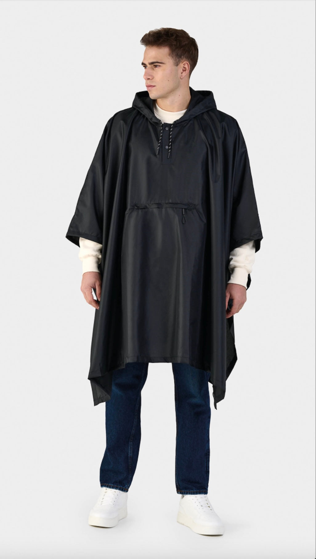 Clima Bisetti- Regenponcho's Unisex - Zwart