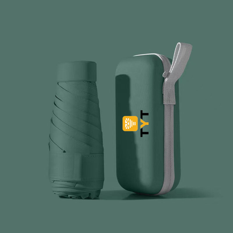TinyTin - "Dark Green" Mini Pocket Paraplu