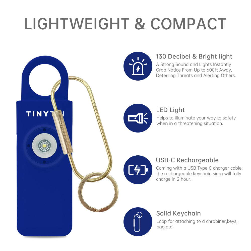 TinyTin - Classic Blue - Persoonlijke veiligheidsalarm