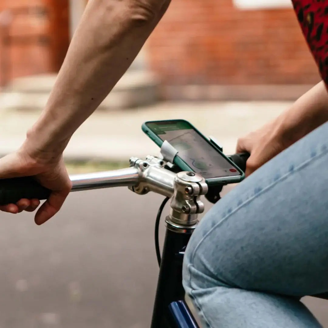 Loop Mount -TWIST - Fiets smartphone houder Zilver