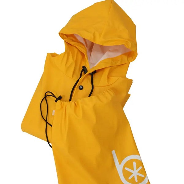BADAWIN - Regenponcho ideaal voor fietsen Geel