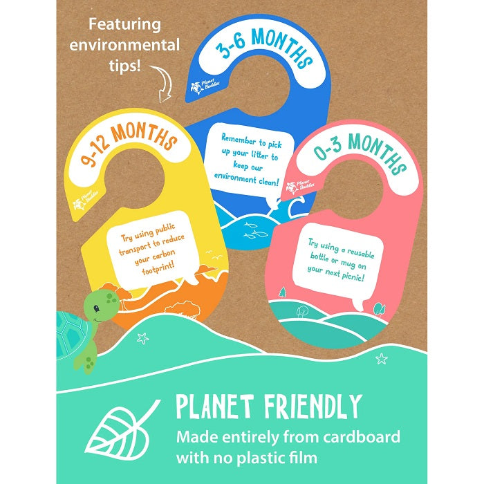Planet Buddies - Kindergarderobeverdelers, verpakking van 18 stuks