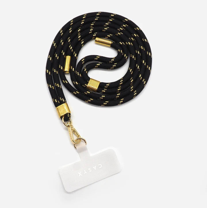 Casyx - Cable telefónico "Precious Black" 